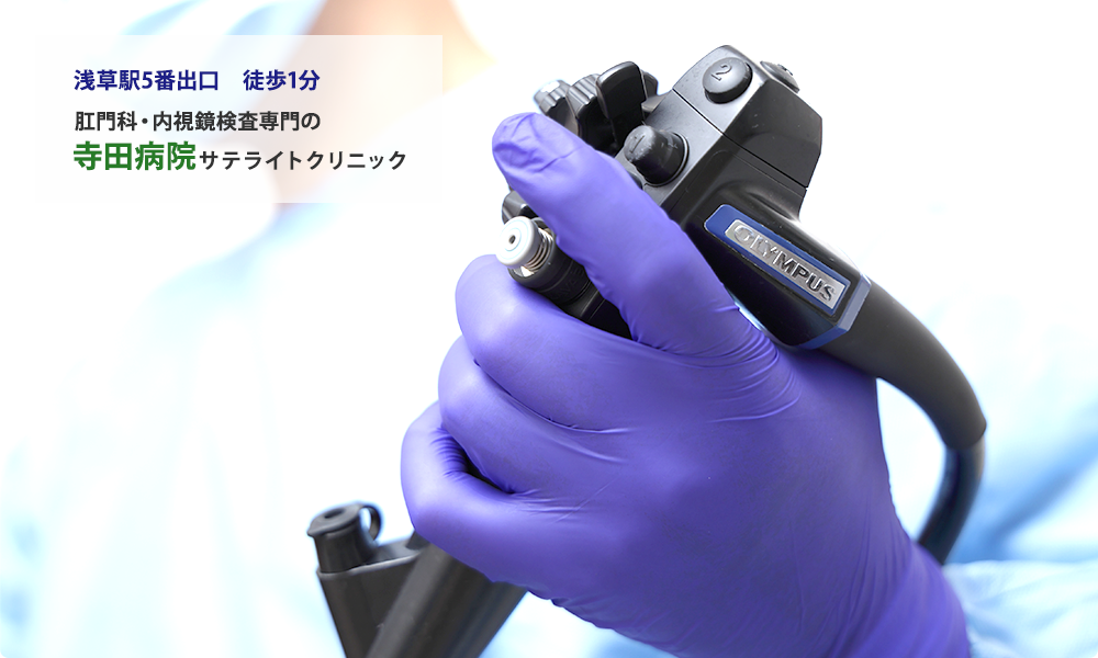 浅草駅5番出口徒歩1分 浅草に「胃腸・大腸・肛門」と言えば寺田病院 サテライトクリニックで診療・検査